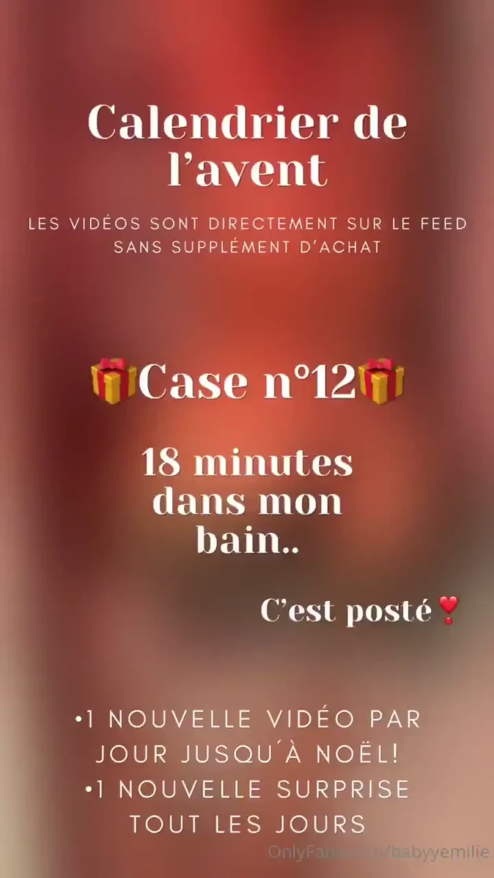 Et encore une nouvelle vid o babyyemiliie 