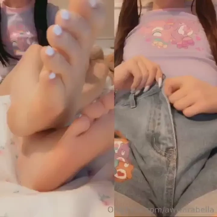 Slobbery toes amp small girl dick or clit you guys seem to really like part 1 