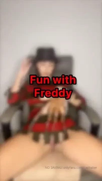 Freddy krueger loves the feel of those sharp fingers on her pussy but 
