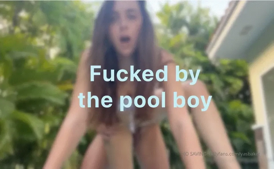 I needed to pay the pool boy but had no money on me he suggested i let 