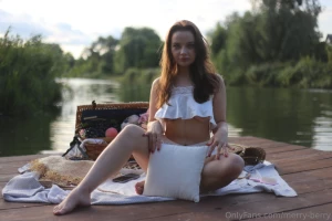 Spend time together in nature swimming naked in the river