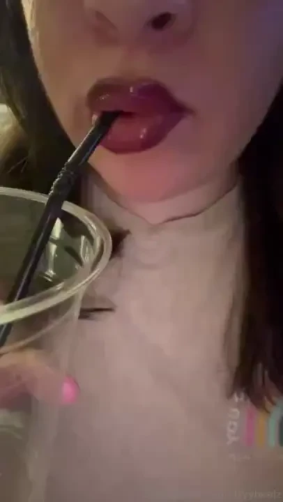 Slurping my drink 