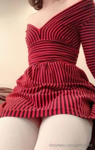 Do you mind if the girl in the red dress is packing a little something part 1