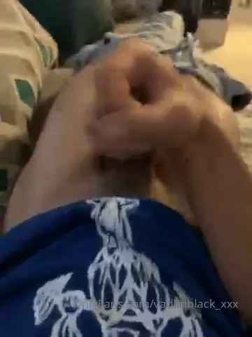 I was so fucking horny of course i had to cum all over my gym shirt 