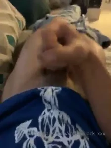 I was so fucking horny of course i had to cum all over my gym shirt