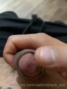 Love playing with my pre cum