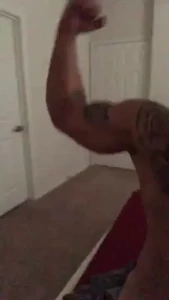 Morning dick and flex vid