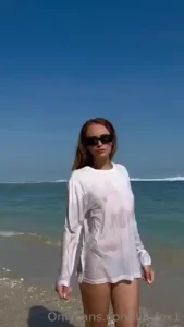 How nice on the beach the sun is warm water but i generally like to