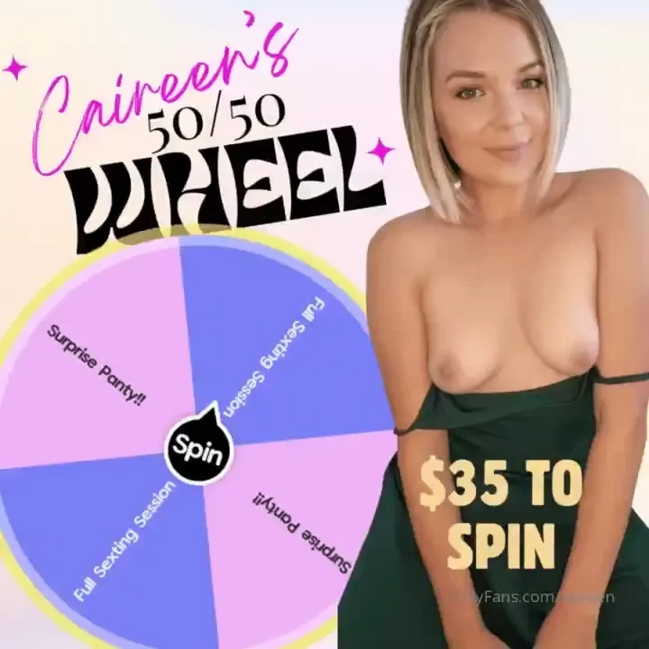 I might regret this but today only spin my 50 50 wheel and get a full 