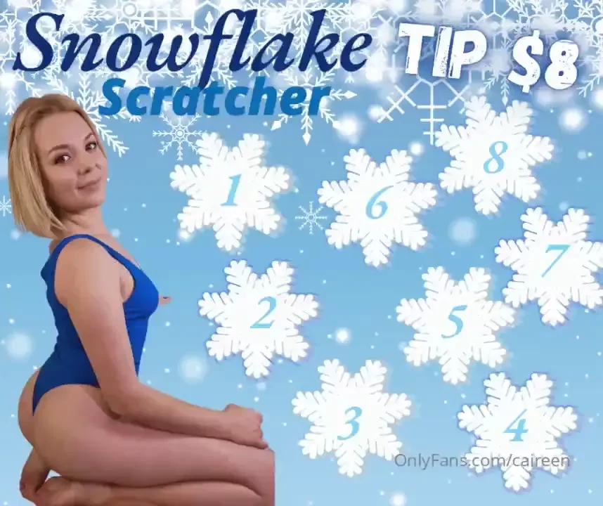 Snowflake scratcher game let s cozy up and scratch off some amazing 