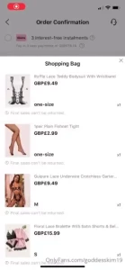 Buying loadsa sexy new lingerie fund for it and you ll get extra pics