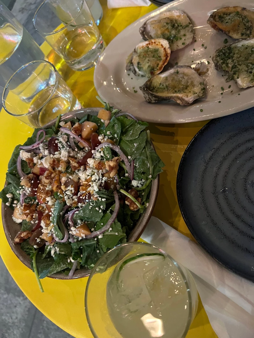 Not the prettiest food pic but this salad was so good the best part of 