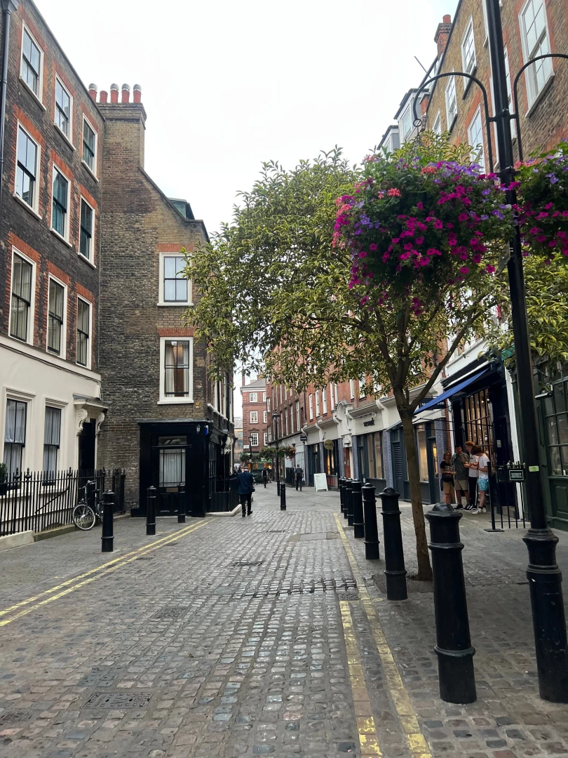 Right before it started pouring down rain 