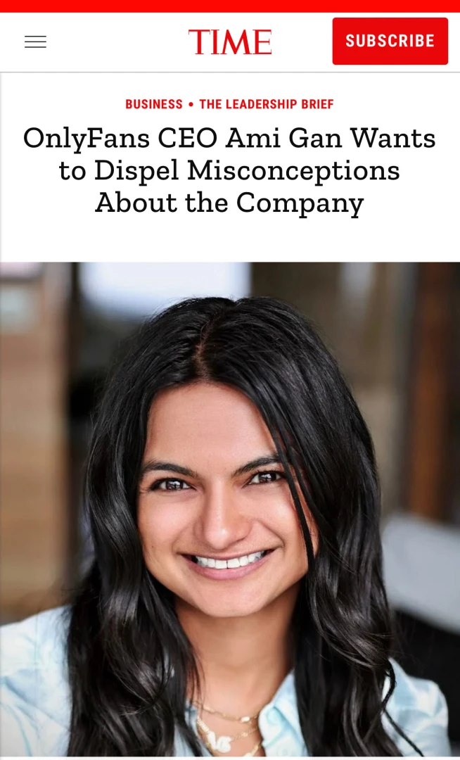 I recently chatted with time about onlyfans - it s a cool interview 