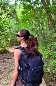 One thing about me if you ask me to go on a hike or a nature walk i