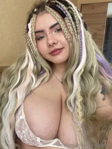 Me in nude look without dark eye makeup looks really cute