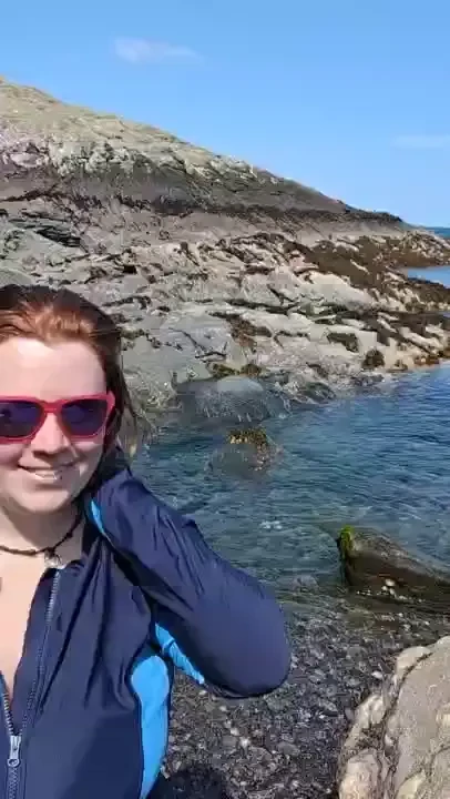 Found a cute little hiding spot at the beach can you guess what 