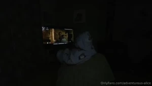 After a long evening of terrorising what else is an evil clown to do