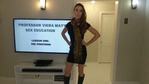 Sex teacher fucks and gets huge facial message me for your own custom