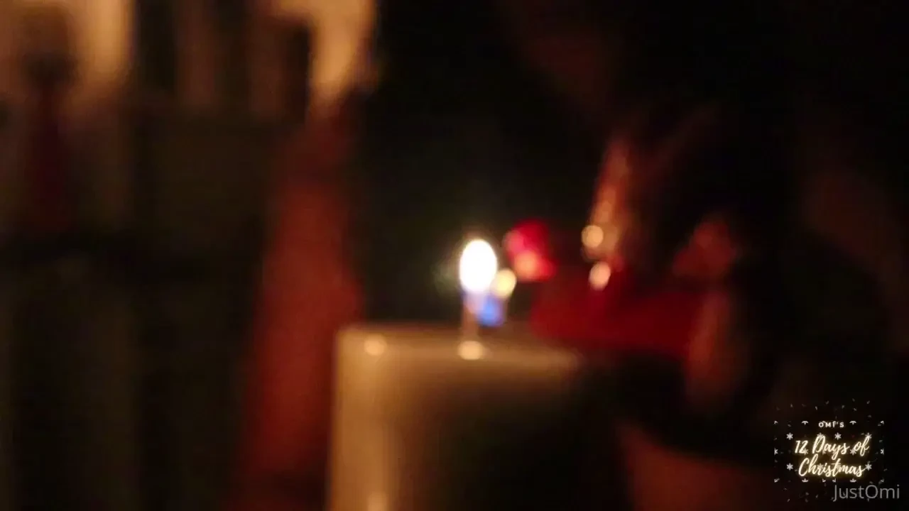 On the first day of christmas my true love gave to me a candlelit 