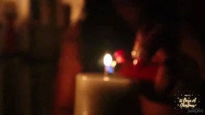 On the first day of christmas my true love gave to me a candlelit