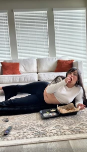 Stuffing while attempting to do some pilates ofcourse it was a total part 5