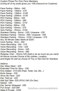 New custom prices with new addons some custom prices are reduced if