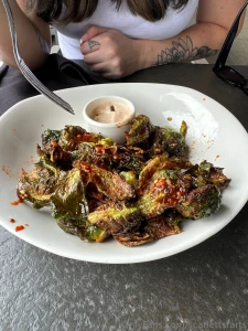 Getting ready for tonight with some brussels sprouts