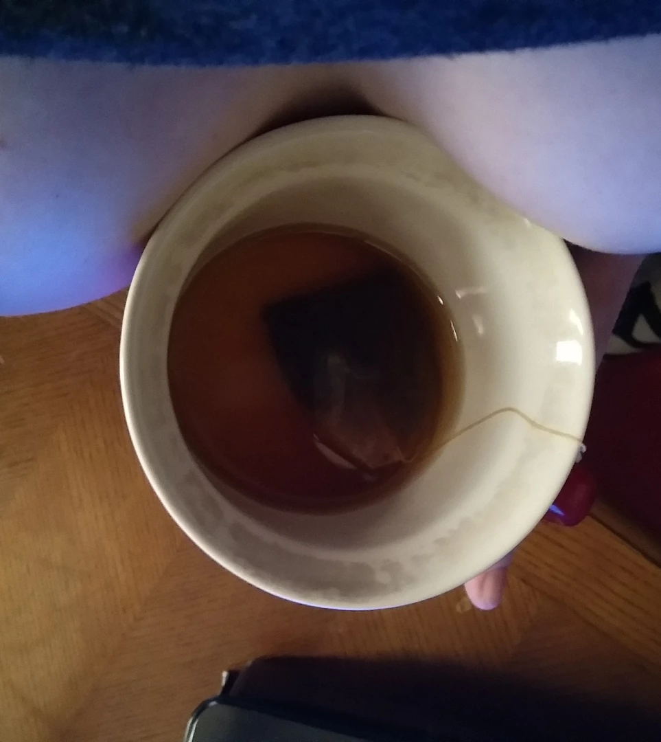 anniebody - Tea and me this morning with a new warming method teaforme teatime part 4 