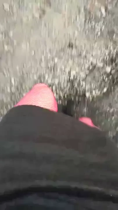 All terrain boots boots walking pov fishnets skirt 