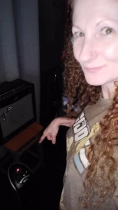 Last night in front of the little floor heater so i could still wear part 1