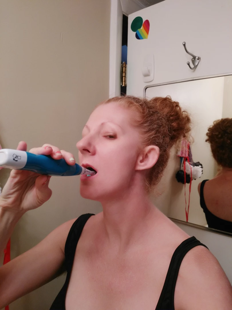 Clean mouth on a dirty girl lol 