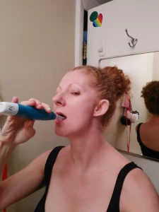 Clean mouth on a dirty girl lol