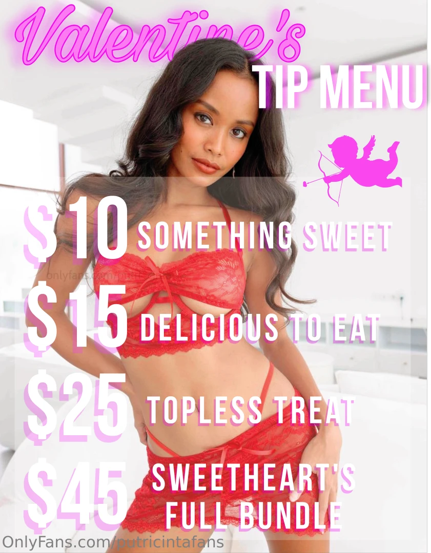 Nbsp be my valentine tip menu i have been preparing this gift for more 