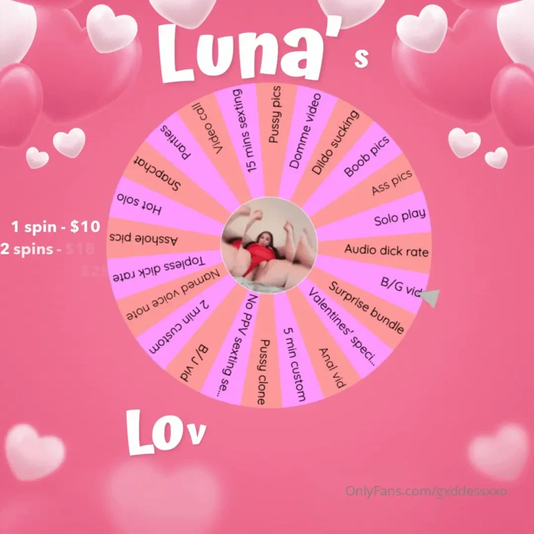 Luna s love wheel love is in the air so i have put together a brand 