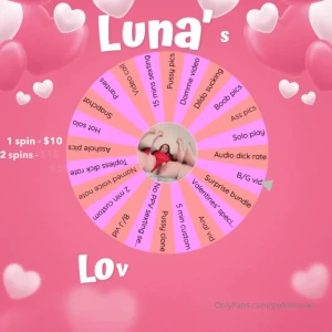 Luna s love wheel love is in the air so i have put together a brand