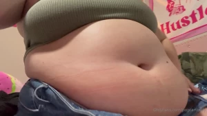 poptartbelly1 - Belly after dinner measurements and a 163 day difference in the same part 4 