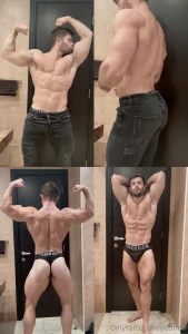 Video 45 this video is for my muscle fans i start flexing in a tight