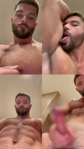 Video 101 in this jerk off and cum video there is a lot of spit and
