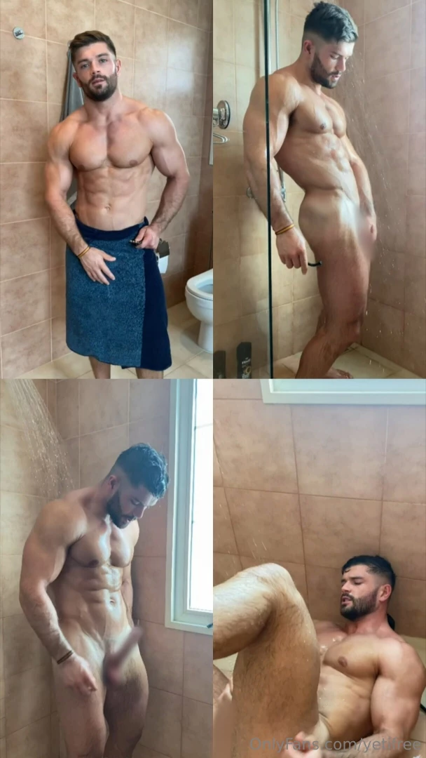 Video 86 in this shower video i shave my dick then i get very hard 