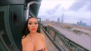 Filthyfriday full 6 5min balcony bj movie in my slutty fishnets with a