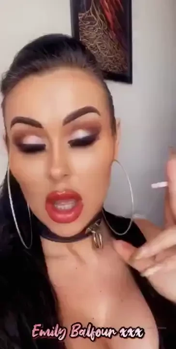 Fetish friday sexy smoking fetish in pvc and red lipstick full movie 