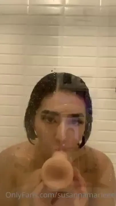 Come shower with me sorry about the reflection on the glass from my 