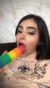 Watch me suck this dick and put it in my ass part 1