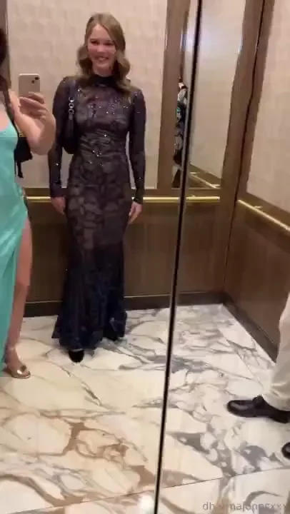 Elevator fun before the awards show with stella amp aaron avn was so 