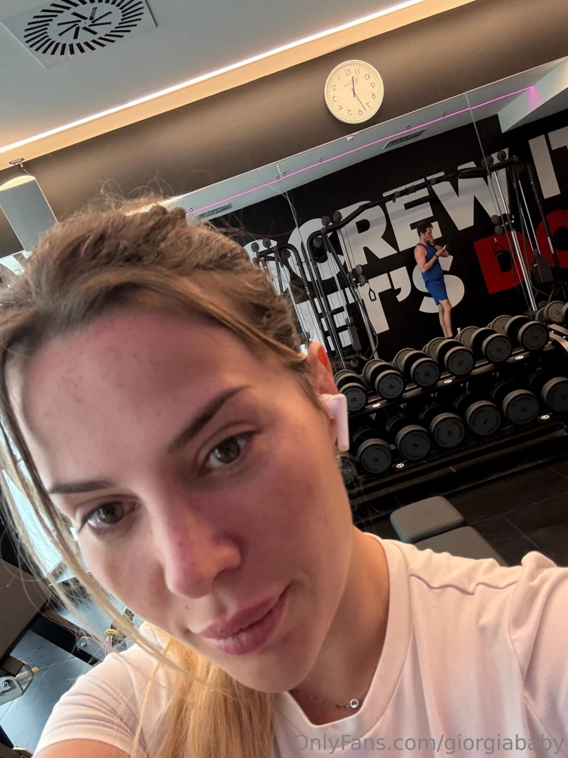 Qualche volta ci vado anche io in palestra 