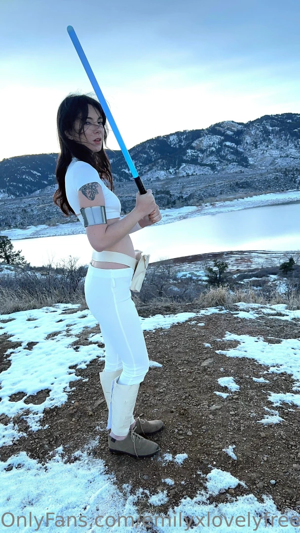 My starwars padme cosplay out in the colorado wilderness i love doing 