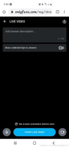 Good new fixed my live settings so my first live show will be at 9pm