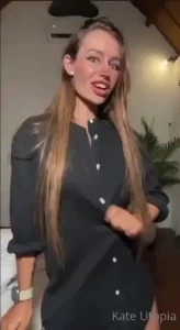 Tik-tok diva with her popular no panties dance that hit over 1 000 000