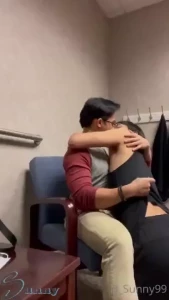 Part 1 of 2 intense office fucking until we both cum long distance is